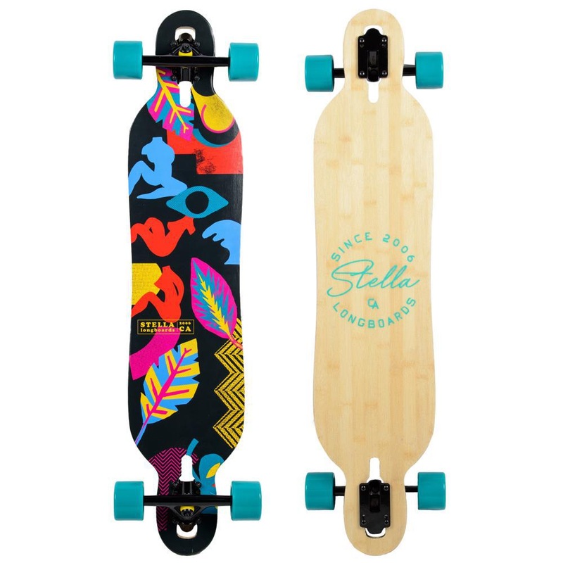 Stella Chakra Spot Flex-1 40 Drop Through Longboard Complete