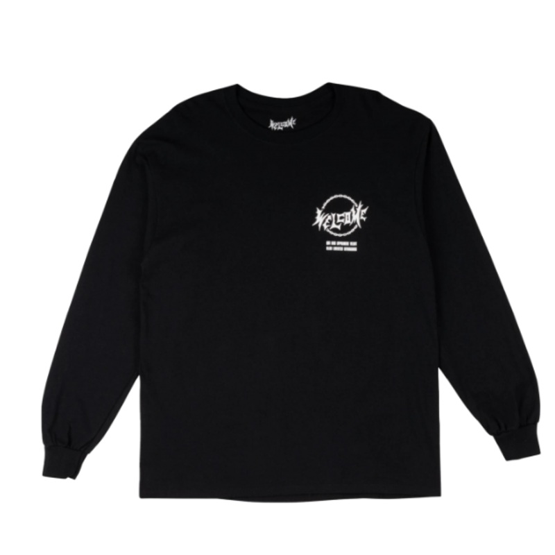 Welcome Tali Chain Long Sleeve Tee Black Small