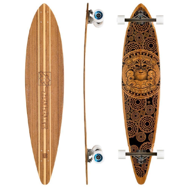 Bamboo Indra Trurute 44″ Pintail Longboard Complete