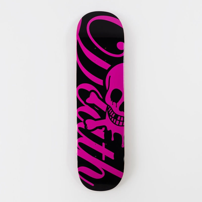 Death 7.75″ Script Popsicle Deck – Black/ Pink 7.75″