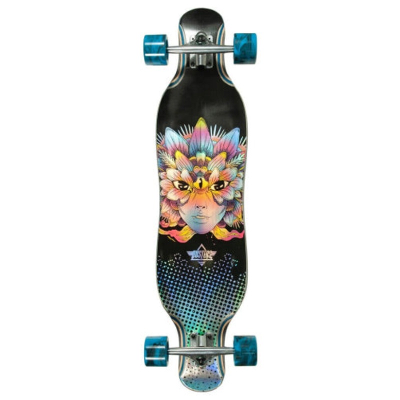 Dusters Fleur Holographic Longboard Complete 38.5″ 38.5″