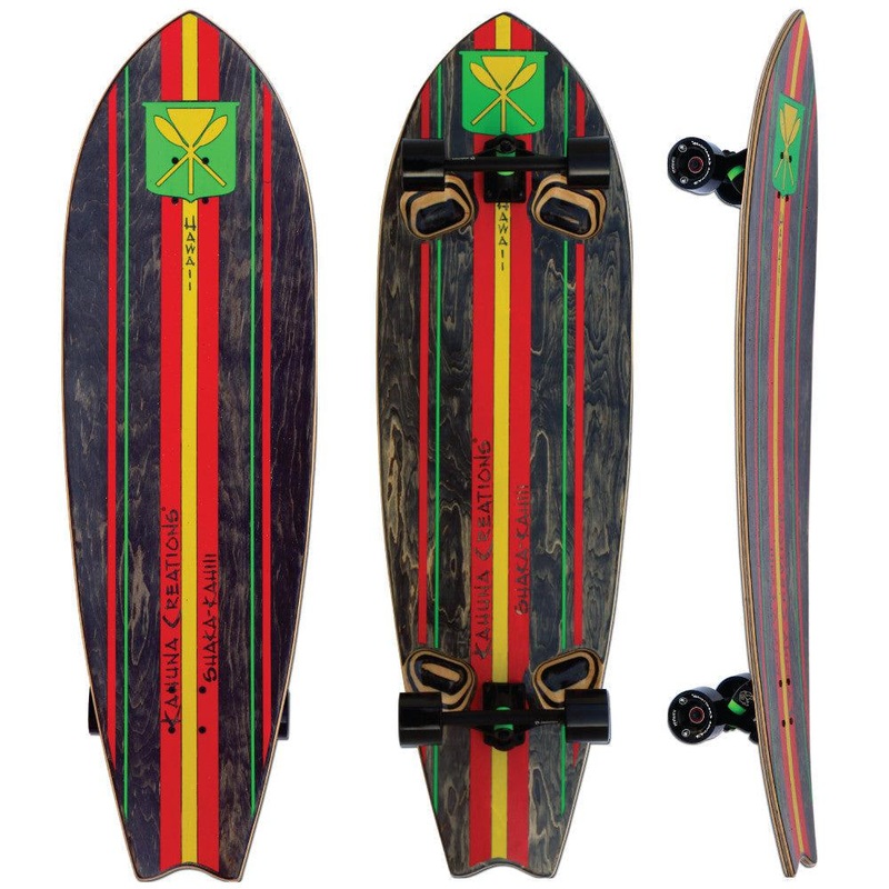 Kahuna Creations Shaka Kahili 46″ Longboard with Bear Trucks Complete