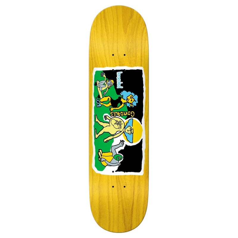 KROOKED GONZ STROLL DECK 8.5 SKATEBOARD DECK