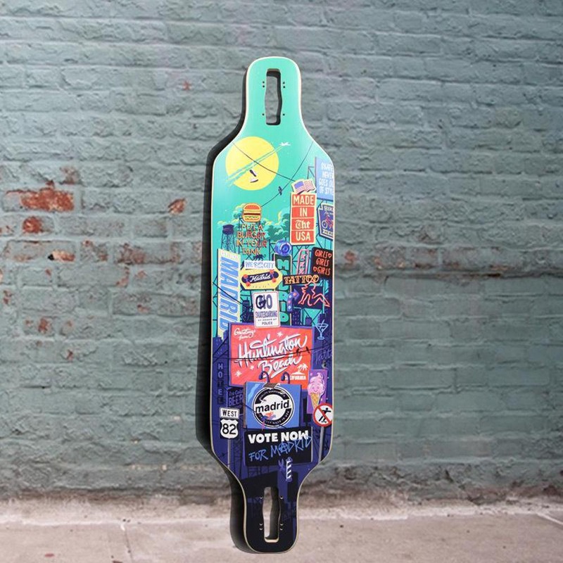 Madrid Billboard Dream Drop Thru Longboard 39″ – Deck