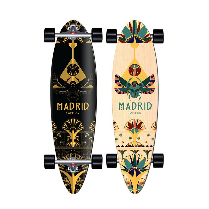 Madrid Blunt Scarab 36″ Pintail Longboard Complete