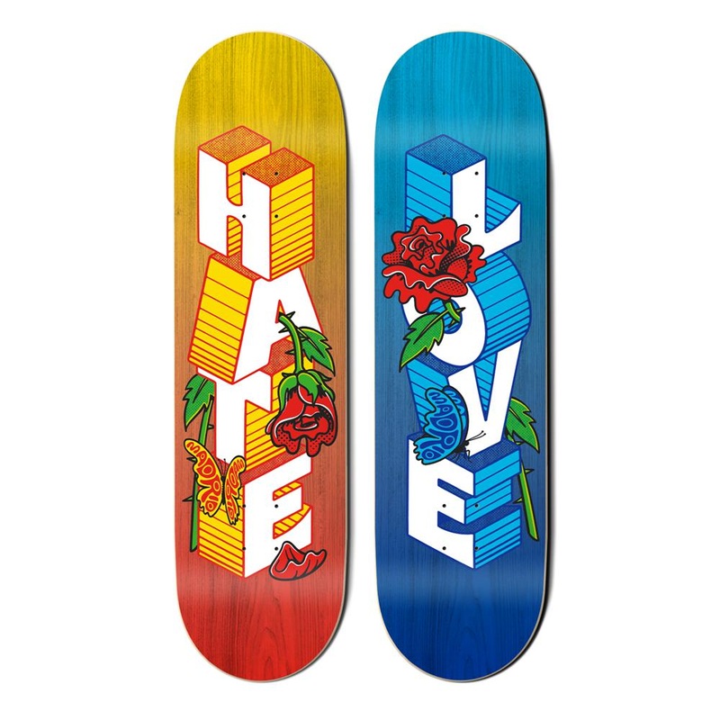 Madrid Mark Ward Love, Hate, Just Skate 8.25″ Skateboard