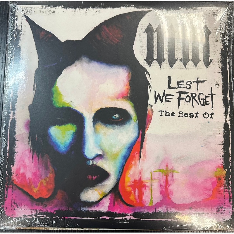 Marilyn Manson Lest We Forget – The Best Of 2X Vinyl LP Record **UNOFFICIAL RELEASE**
