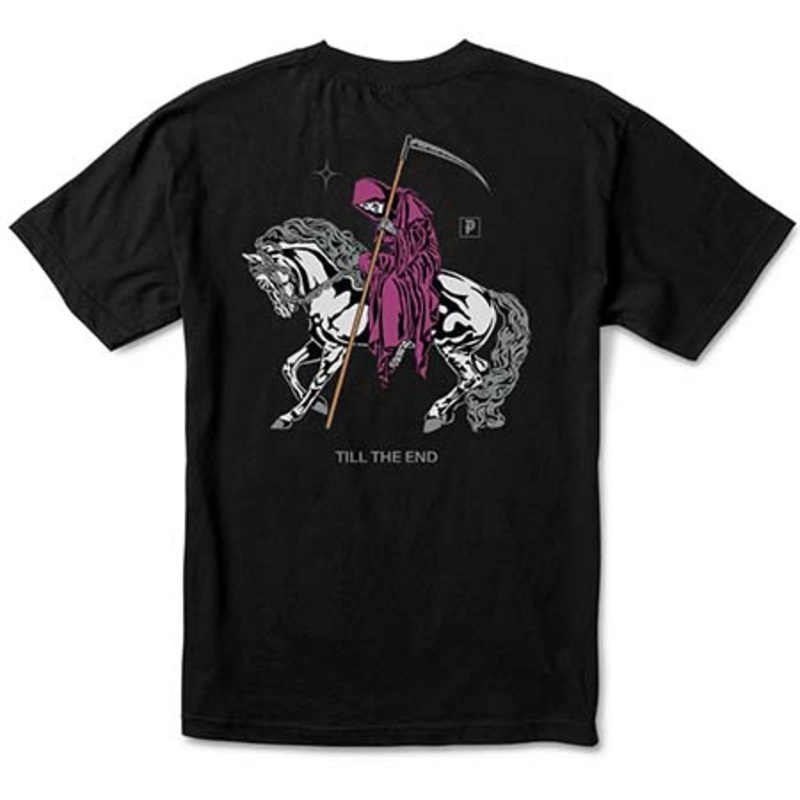 Primitive Skateboarding Shadow T Shirt Black Extra Large