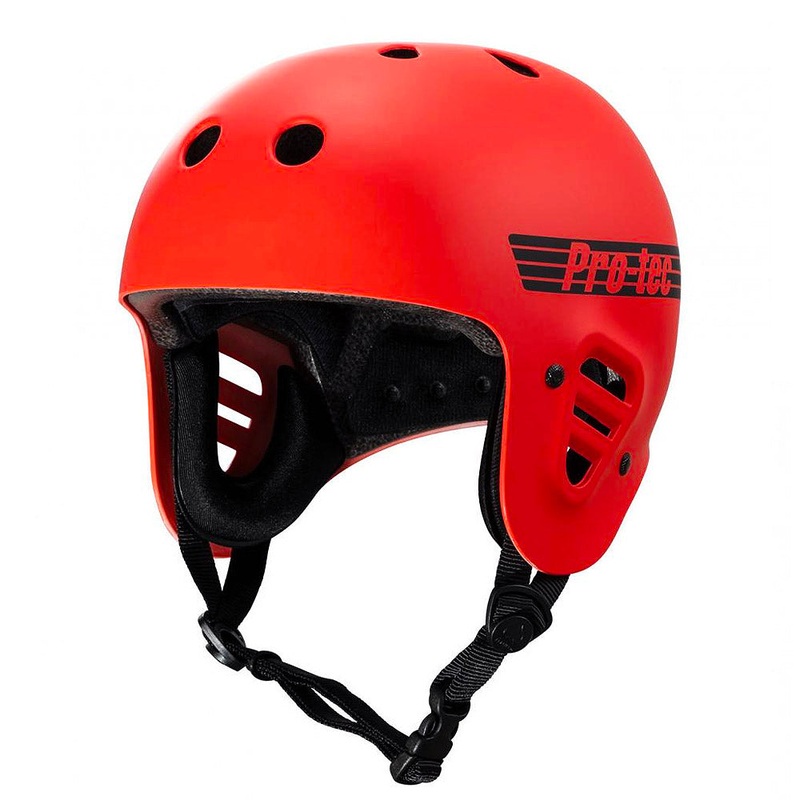 Pro-Tec FullCut Certified Helmet – Matte Bright Red Adult XS