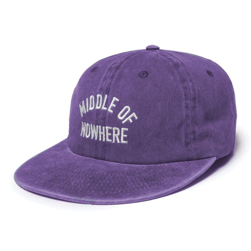 The Quiet Life Middle of Nowhere Vintage Wash Cap Purple