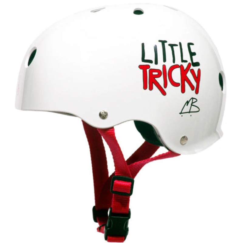 Triple Eight Little Tricky Kids Helmet – White Glossy OS