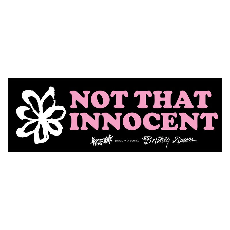 Welcome X Britney Spears Bumper Sticker