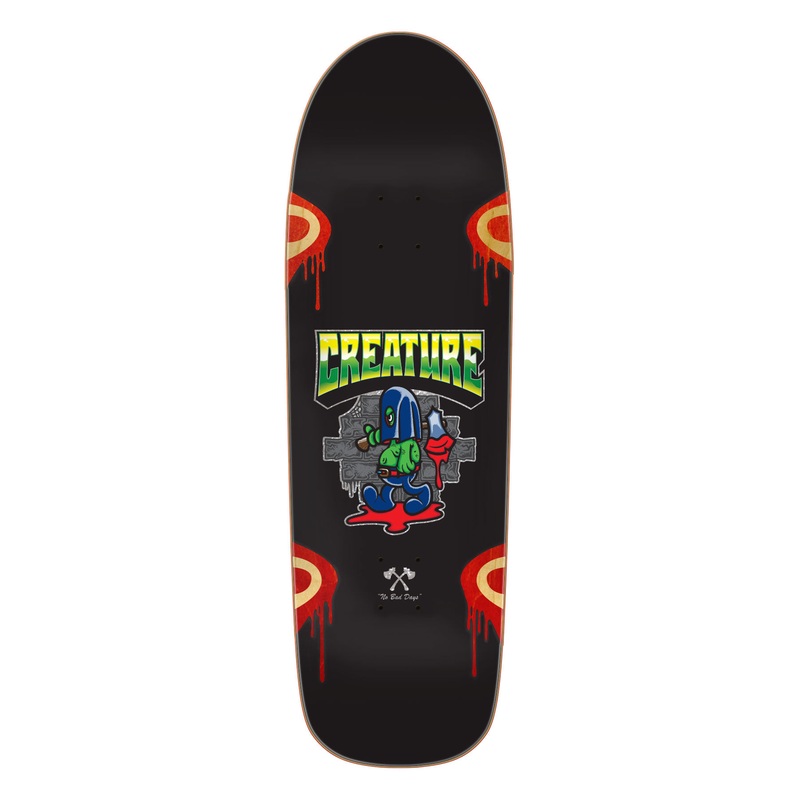9.00in The Heshcutioner Creature Skateboard Deck No Color 9.00in x 31.68in