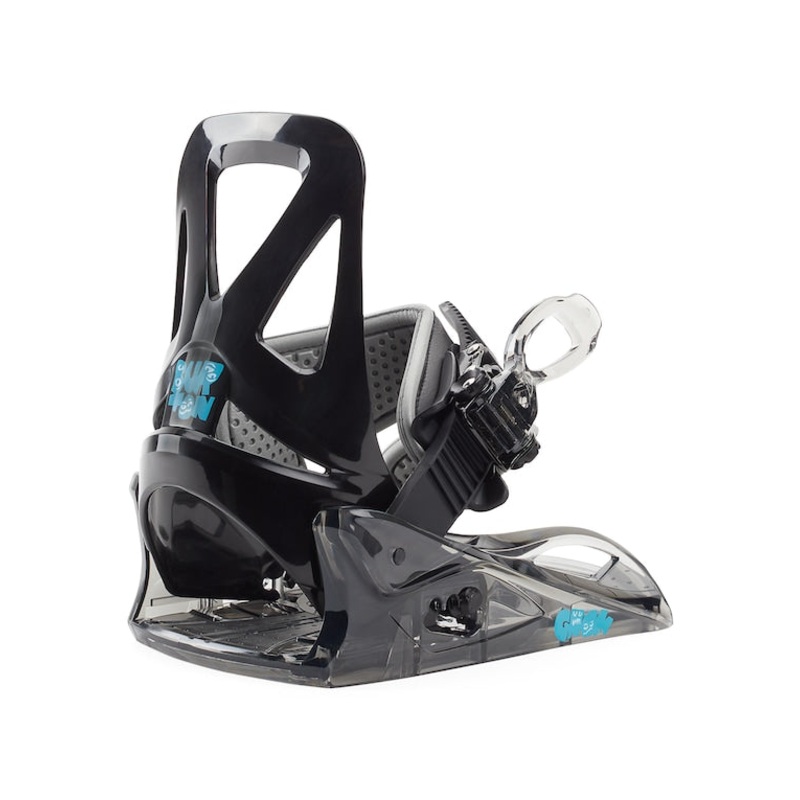 Burton Kids Grom Disc Snowboard Bindings 2025 – Black Medium