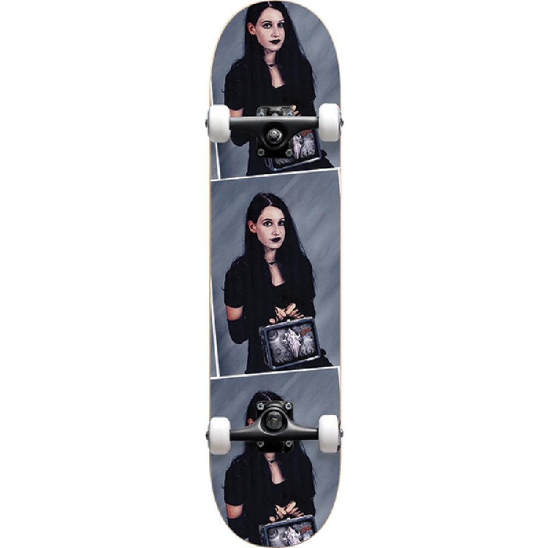 Darkstar Goth Girl First Push 7.875″ Skateboard Complete