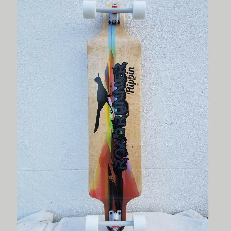 Flippin Roadrunner Downhill Longboard Skateboard Complete