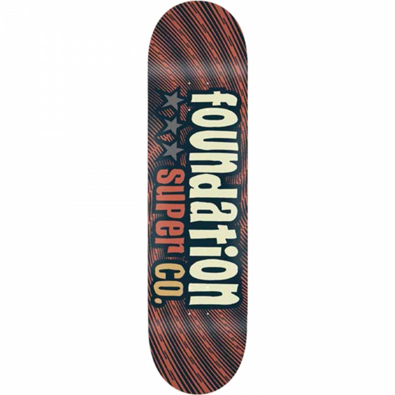 Foundation 3 Star 8.13″ Tan Skateboard Deck