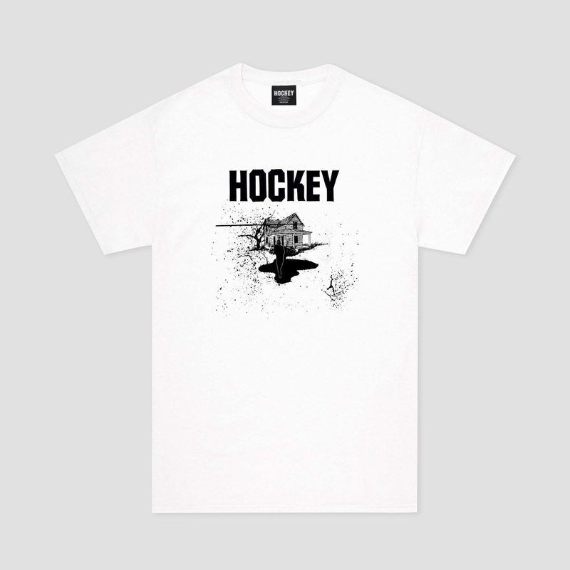 Hockey Spilt Milk T-Shirt White Small