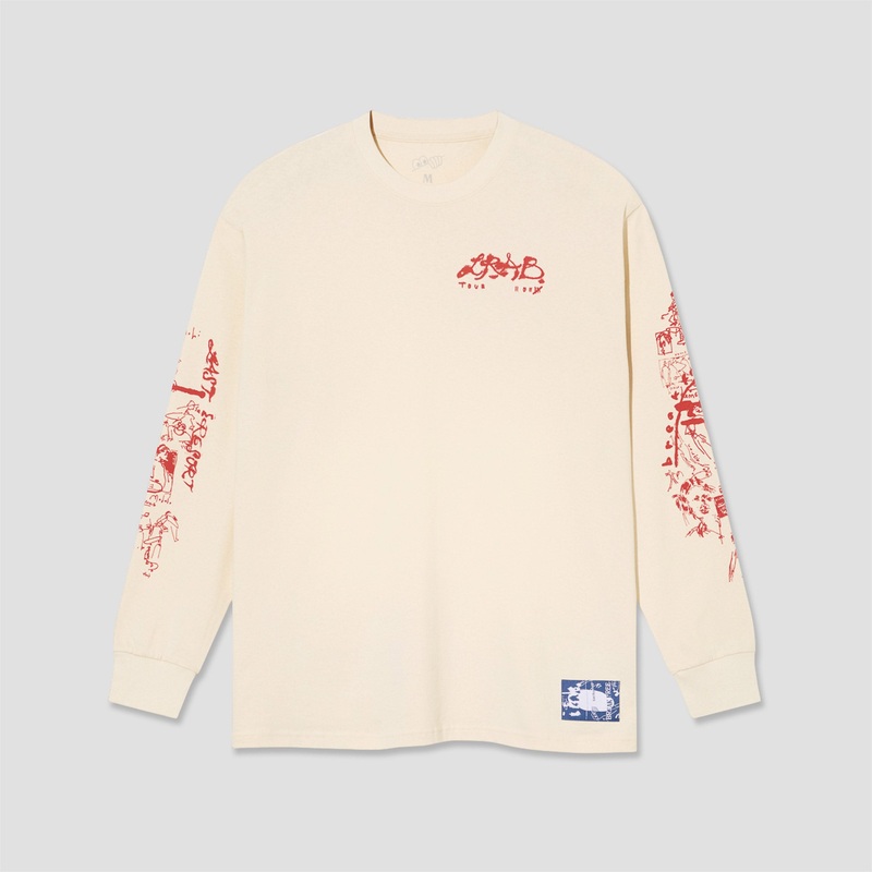 Last Resort AB Tour Longsleeve T-Shirt Natural White Small