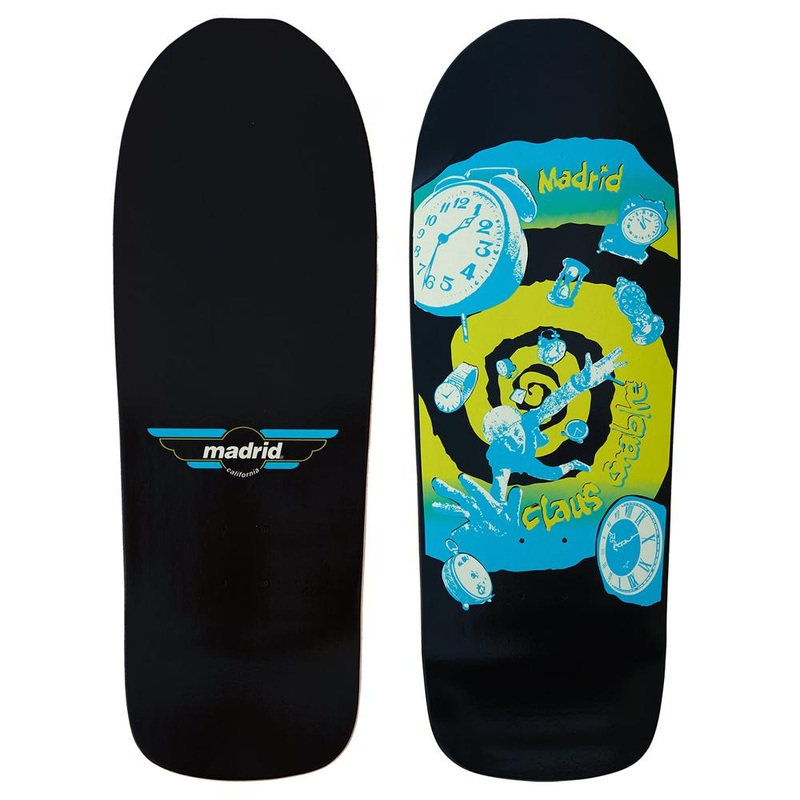 Madrid Retro Claus Grabke | Glow In The Dark Series | 30.75″ Old School Longboard Deck