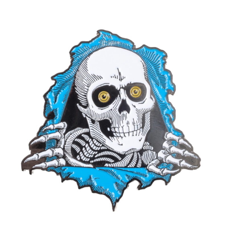Powell Peralta Ripper Lapel Pin Blue OS