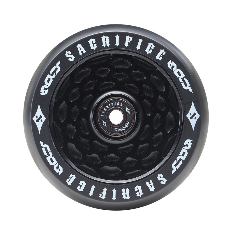 Sacrifice Spy Wheels 110mm – Black / Black  (x 2 / Sold as a pair)