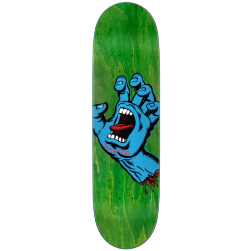 Santa Cruz Screaming Hand Skateboard Deck Green 8.8″ 8.8″