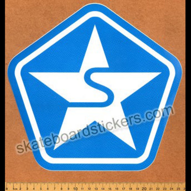 Sessions Skateboard / Snowboard Sticker – Blue Large