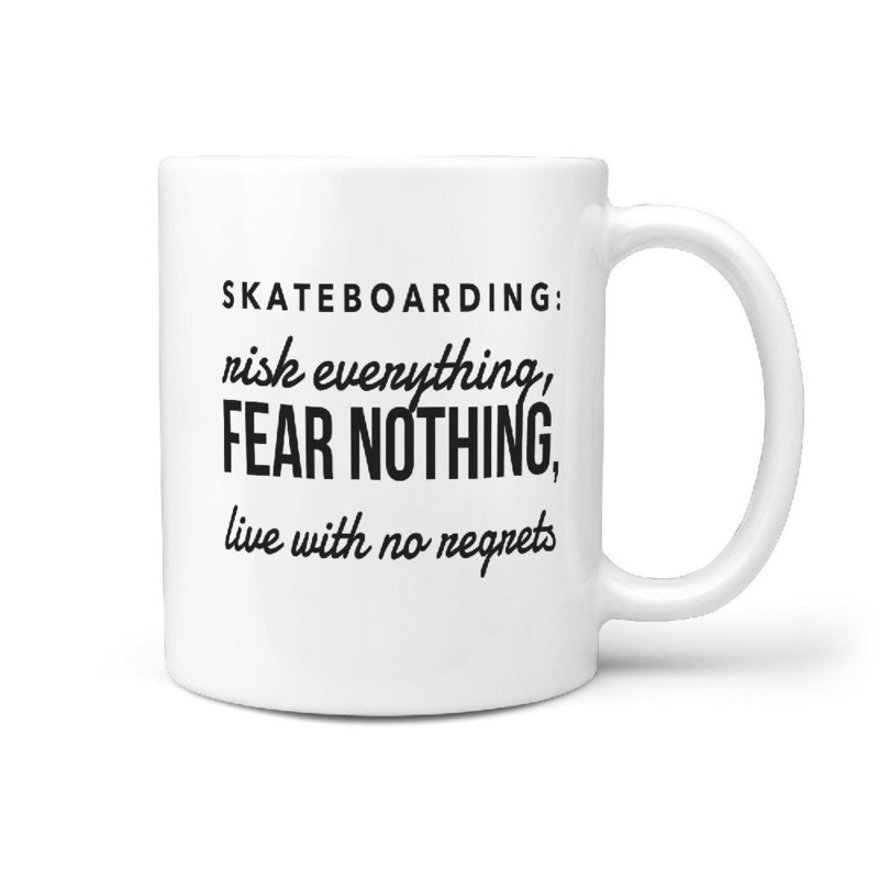 Skateboarding Risk Everything, Fear Nothing.. Coffee Mug
