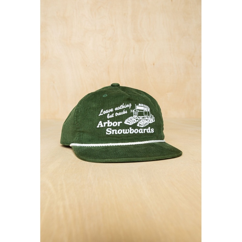 Snow Cat Corduroy Cap OS Green