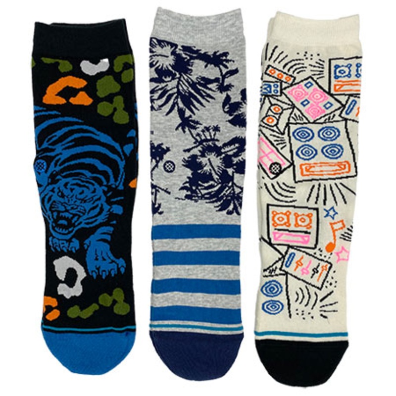 Stance Harbor 3 Pack Socks Multicolor Large