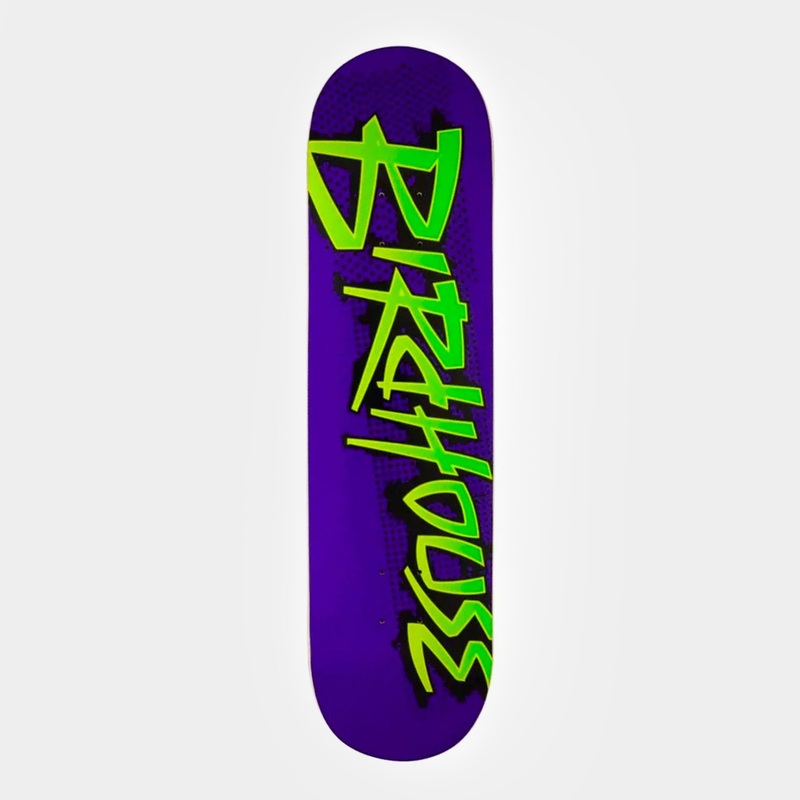 Birdhouse – 8.125″ Splatter Logo Deck – Purple