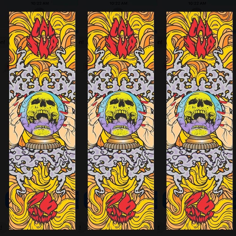 Cal Skate “Crystal Ball” Assorted Sized Deck 8.0″