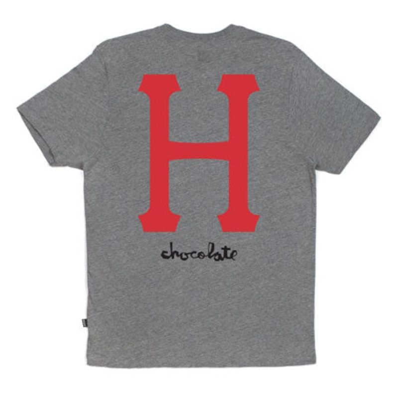 HUF HUF x Chocolate Classic H T-Shirt Grey Heather Medium