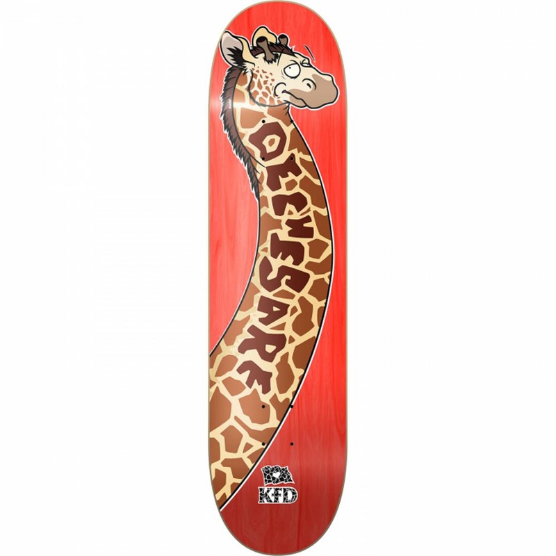 KFD Dechesare Longneck Giraffe 8.0″ Skateboard Deck