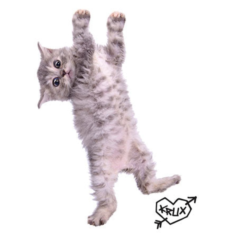 Krux Kitty Hanger Sticker Multicolor 3.75″ x 5″