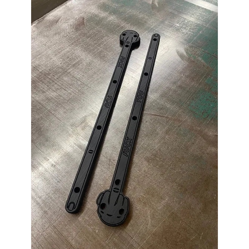 LIL JAWNS F.U. JAWNS SKATEBOARD RAILS Black