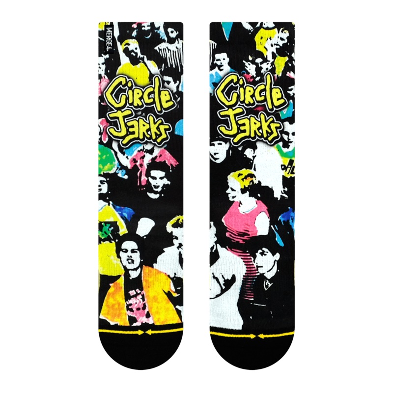 MERGE4 CIRCLE JERKS 40TH ANNIVERSARY CREW SOCK