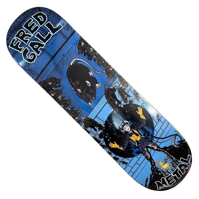 Metal Deck Fred Gall Willard 8.5×31.9 Skateboard Deck