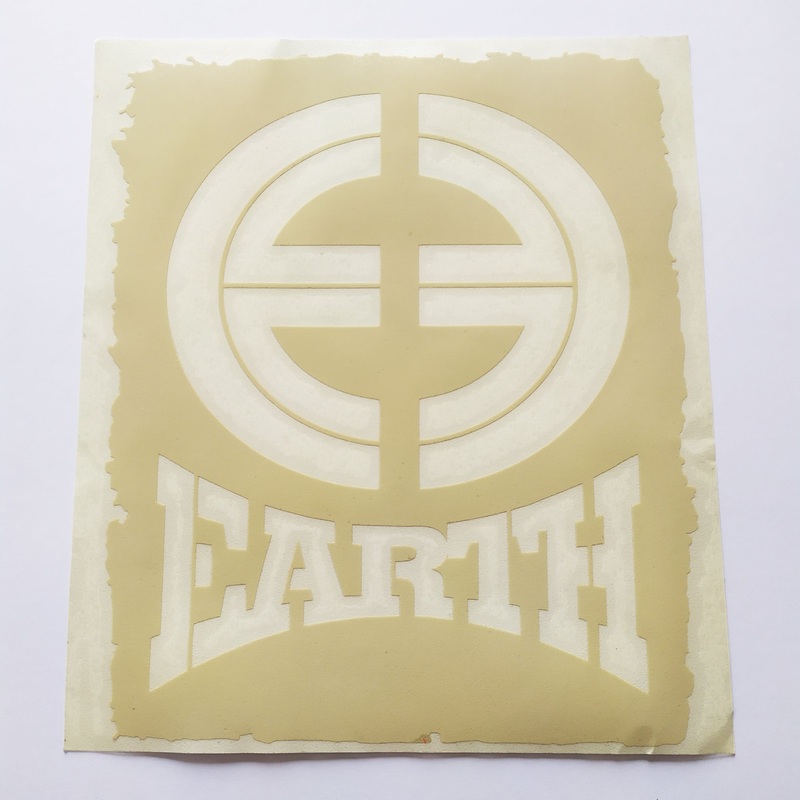 Planet Earth Skateboards Window Sticker