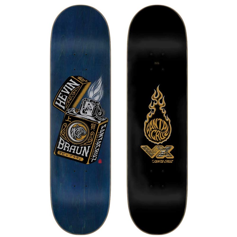 Santa Cruz Braun Mako Lighter VX Skateboard Deck 8.25″ Deck Only 8.25