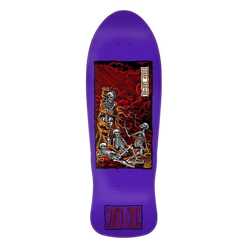 SANTA CRUZ COREY O’BRIEN PURGATORY PURPLE 9.85″ SKATEBOARD DECK