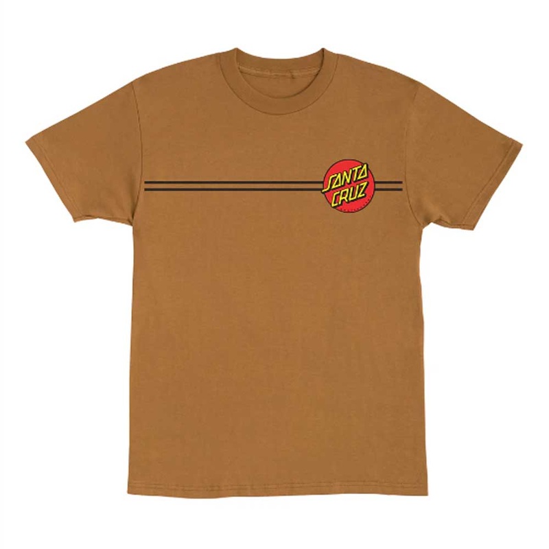 Santa Cruz Tee Classic Dot Brown Sugar SM