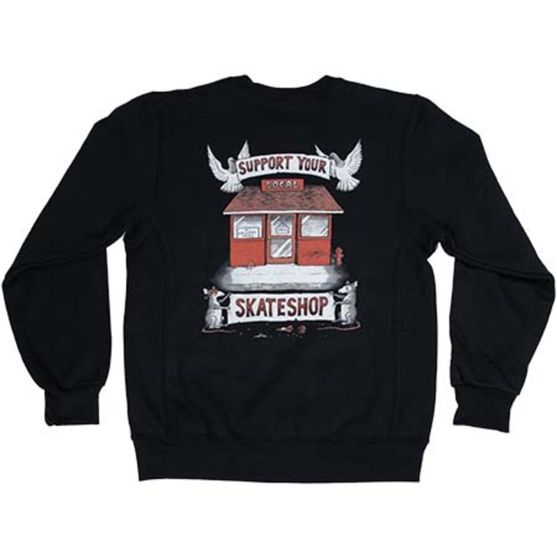 Skate Shop Day SPoT Skate Shop Day 2022 Crew-Neck Sweater Black Large