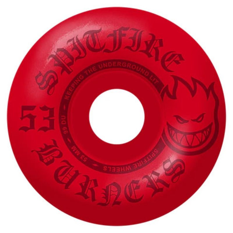 Spitfire Burners Red Wheels 99A 53MM