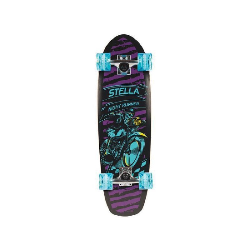 Stella Night Beer Runner 29″ Cruiser Skateboard Complete
