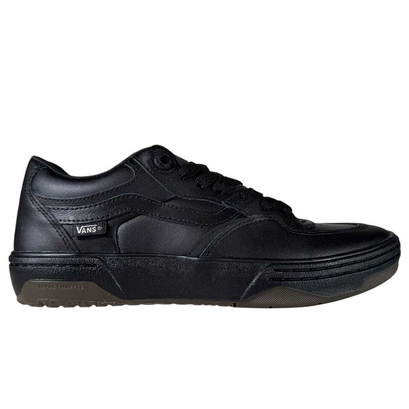 VN000D3SBLK Leather Black Skate Rowan 2 Vans Shoes 7