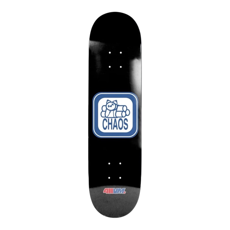 411 VIDEO MAG CHOAS EX7 DECK BLACK 9.0 9.0