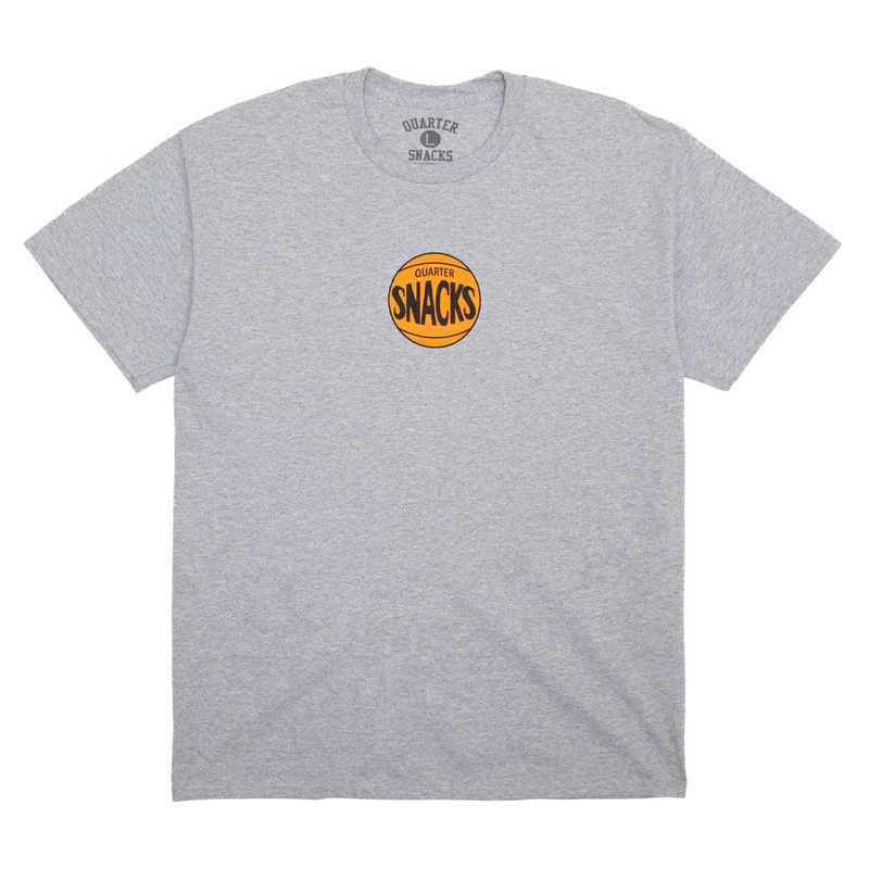 70s Logo Tee Quartersnacks Heather Grey MD