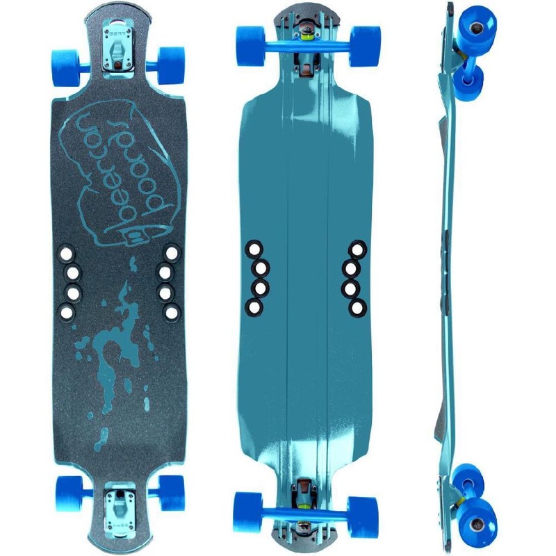 Beercan Sea Foam Green 42″ Oat Soda Drop Through Longboard Complete